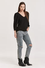 Zada V-Neck Top