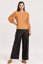 Sandrine Long Puff Sleeve Top