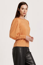 Sandrine Long Puff Sleeve Top