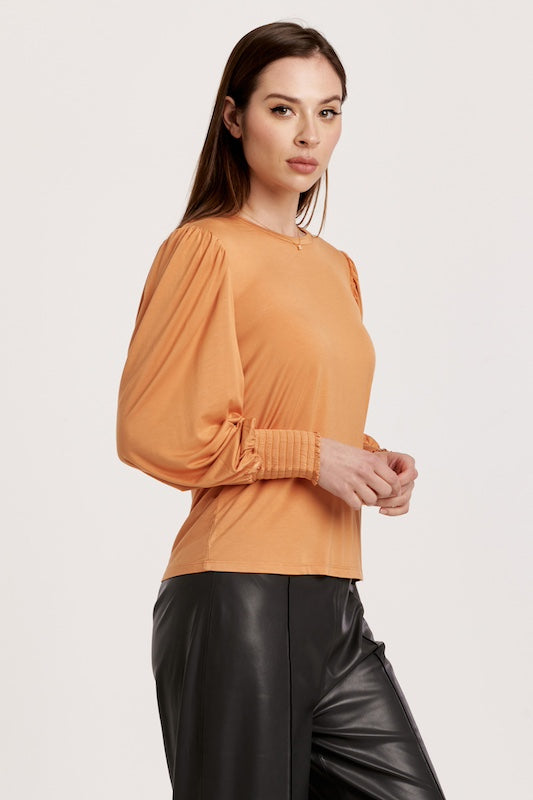 Sandrine Long Puff Sleeve Top