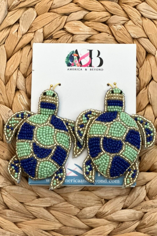 Save The Turtle Earrings