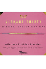 Milestone Birthday Bracelet