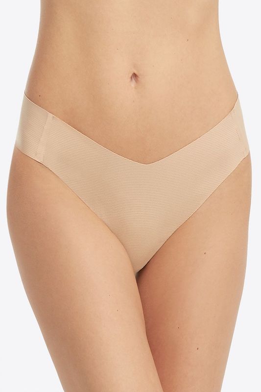 Spanx 251420 Womens Under Statements Thong Underwear Naked Size Small
