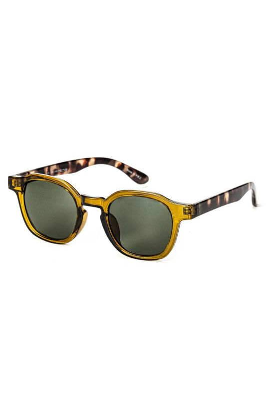 Vintage Angular Oval Sunglasses