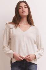 Wilder Cloud V-Neck Long Sleeve Top